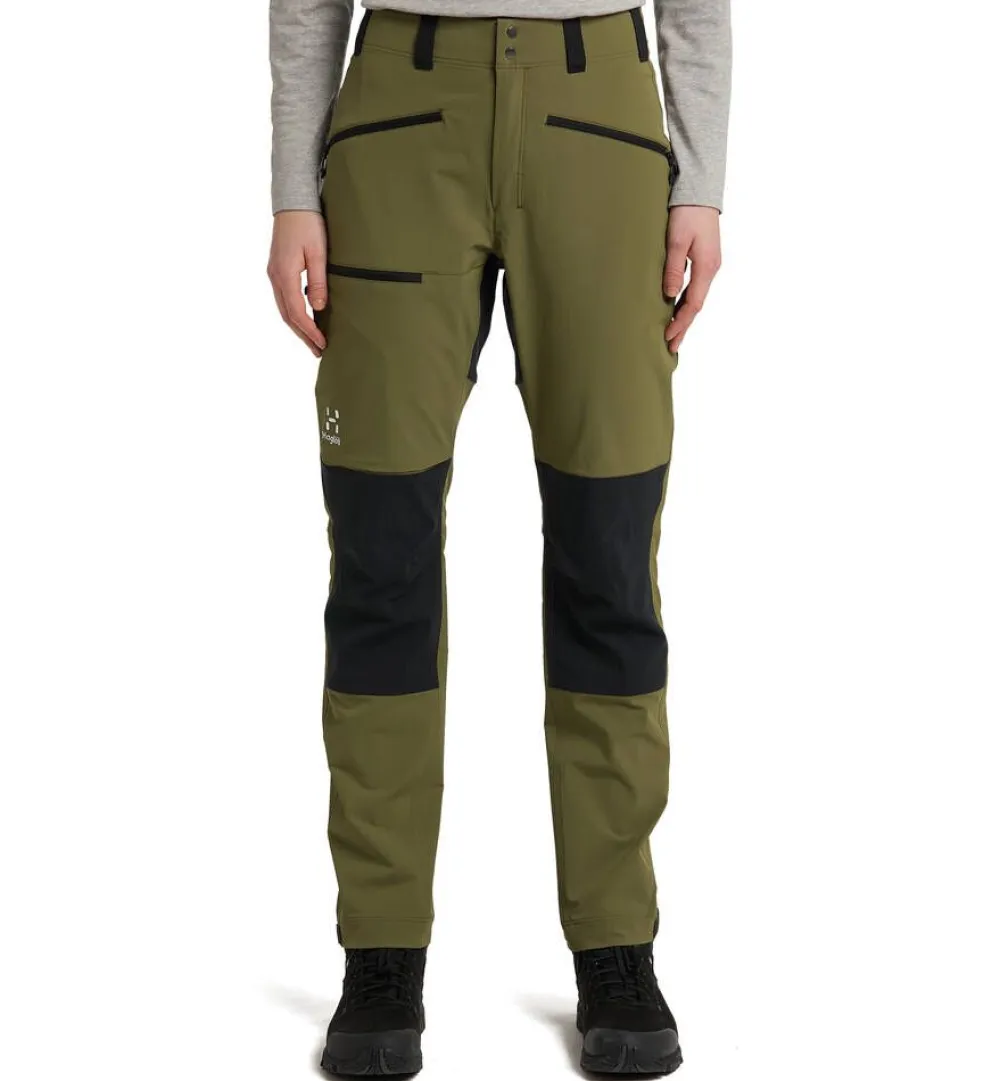 Haglu00f6fs Vaellus- Ja Metsästysvaatteet|Ulkoilu|Haglöfs housut Mid Standard Pant W 4W5 Olive Green/True Black