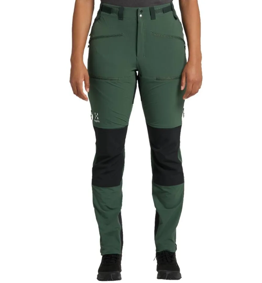 Haglu00f6fs Vaellus- Ja Metsästysvaatteet|Ulkoilu|Haglöfs housut Rugged Standard Pant Women 4HT Fjell Green/True Black