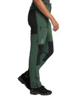 Haglu00f6fs Vaellus- Ja Metsästysvaatteet|Ulkoilu|Haglöfs housut Rugged Standard Pant Women 4HT Fjell Green/True Black