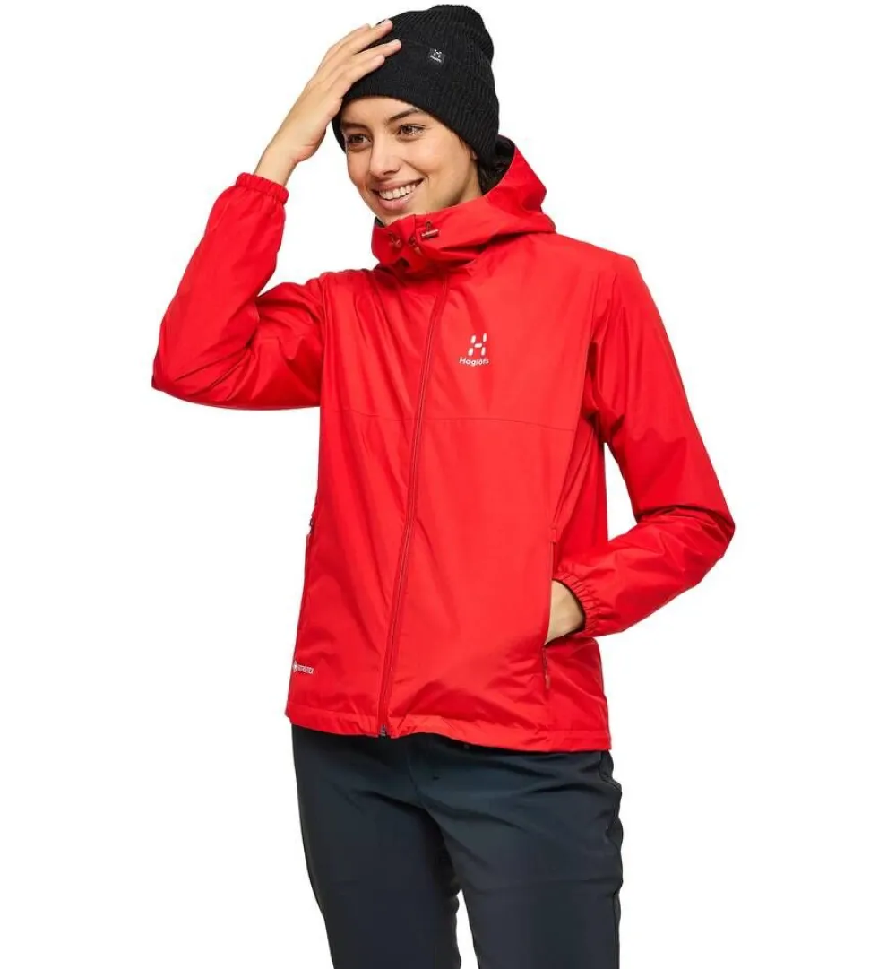 Haglu00f6fs Takit|Haglöfs takki Kaise GTX Jacket W 5LI Poppy Red