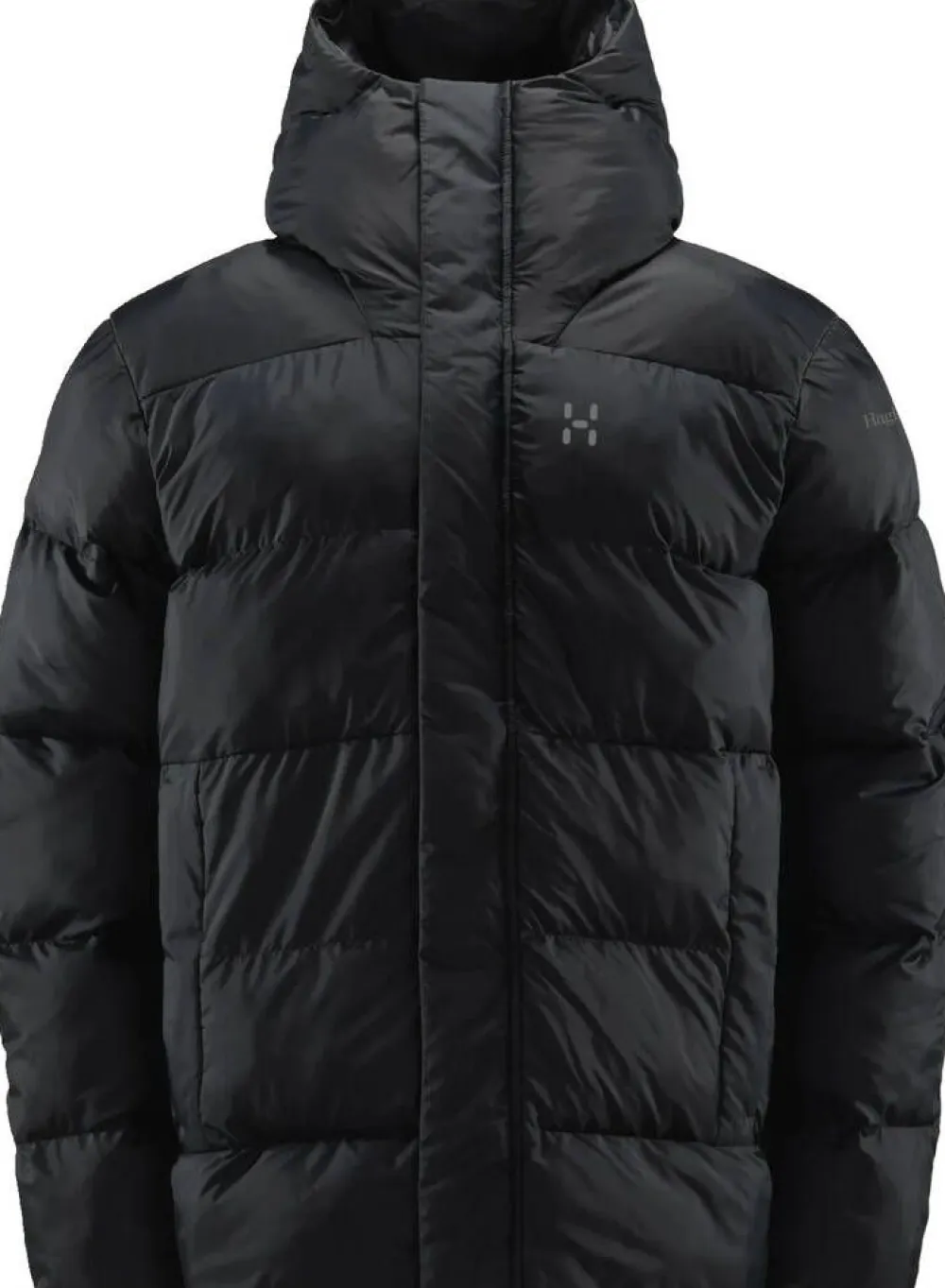 Haglu00f6fs Takit|Talvitakit|Haglöfs takki Puffy Mimic II Hood 2C5 TRUE BLACK