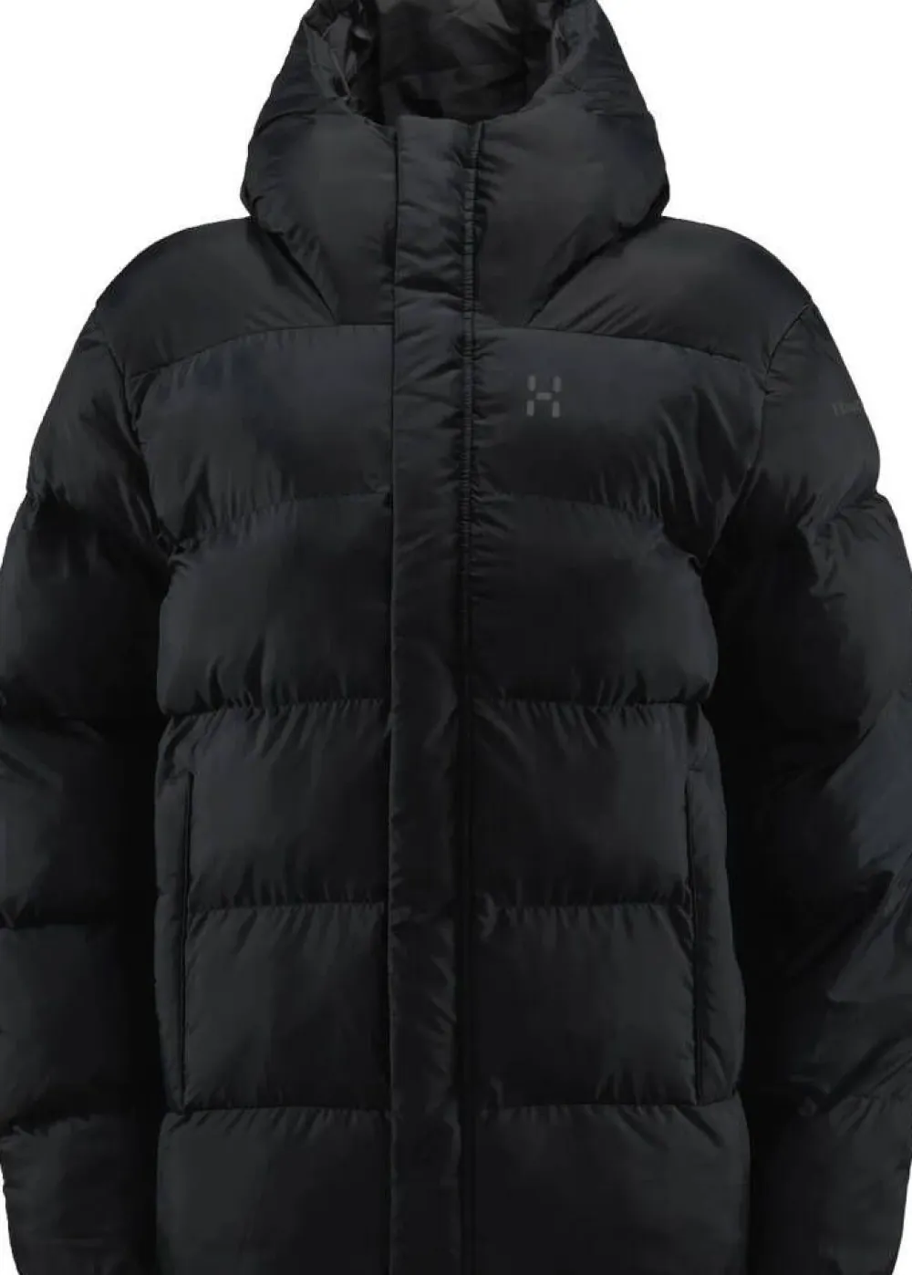 Haglu00f6fs Takit|Talvitakit|Haglöfs takki Puffy Mimic II Hood W 2C5 TRUE BLACK