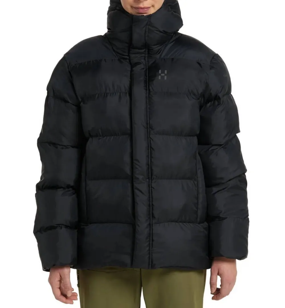 Haglu00f6fs Takit|Talvitakit|Haglöfs takki Puffy Mimic II Hood W 2C5 TRUE BLACK