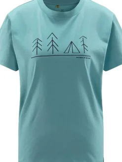 Haglu00f6fs Paidat, Neuleet Ja Topit|Haglöfs t-paita Camp Tee Women 5LI Poppy Red