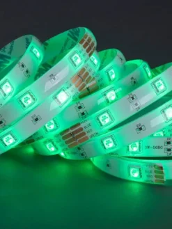 RGB LED-nauha 5 m kaukosäädin IP20><noscript><img width=