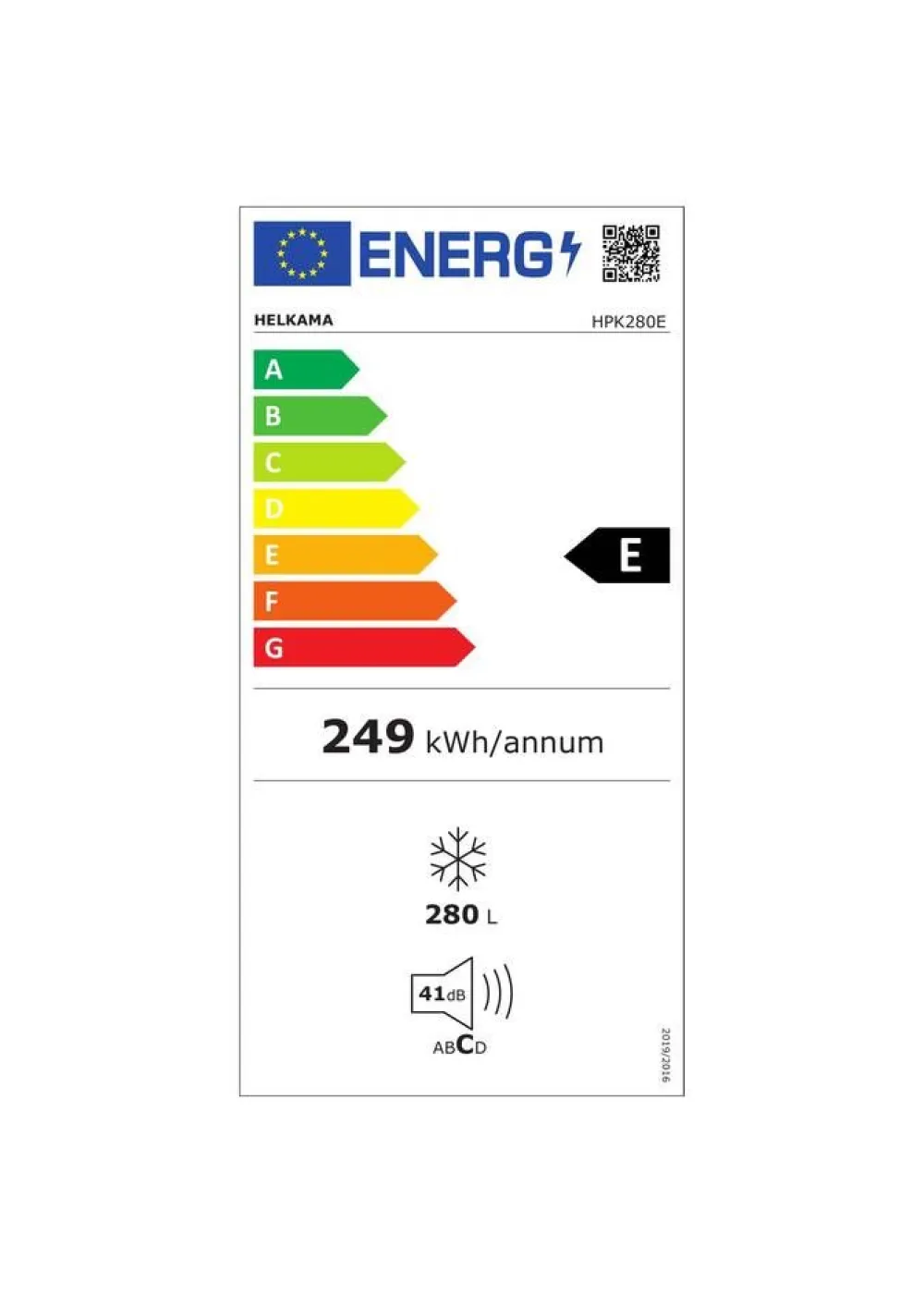 Helkama Jääkaapit Ja Pakastimet|pakastin HPK280E 280 l