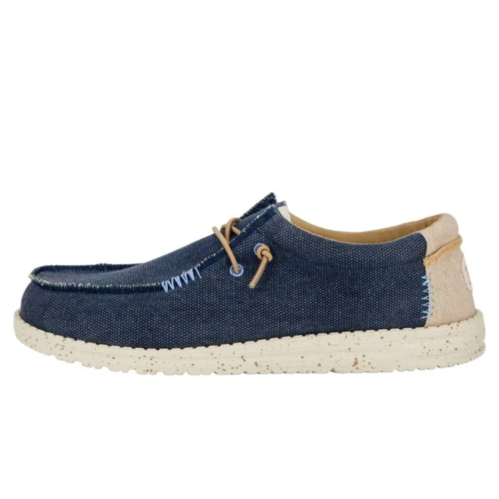 Hey Dude Kangaskengät|kangaskengät Wally Costline Jute Navy 410 Navy