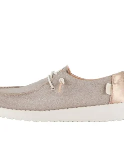 Hey Dude Kangaskengät|kangaskengät Wendy Metallic Sparkle 7D9 Rose Gold