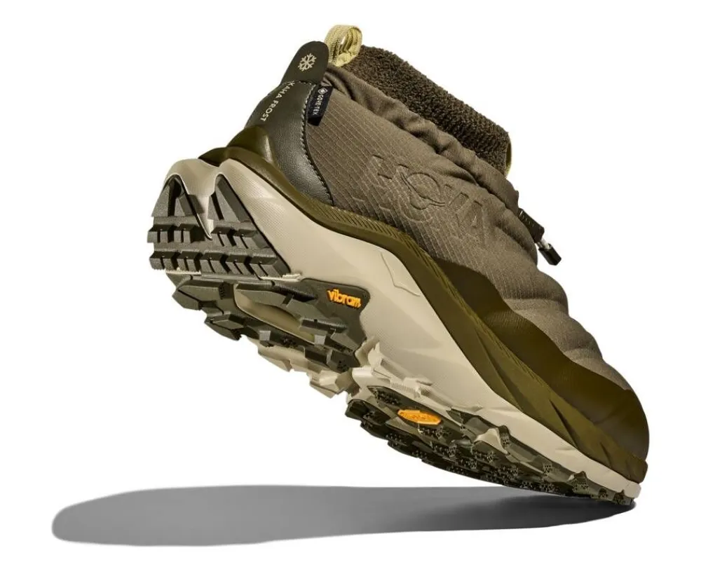 Hoka Vaellus- Ja Metsästyskengät|Retkeilykengät|kengät Kaha 2 Frost Moc GTX ANTIQUE OLIVE / SPRUCE GREEN