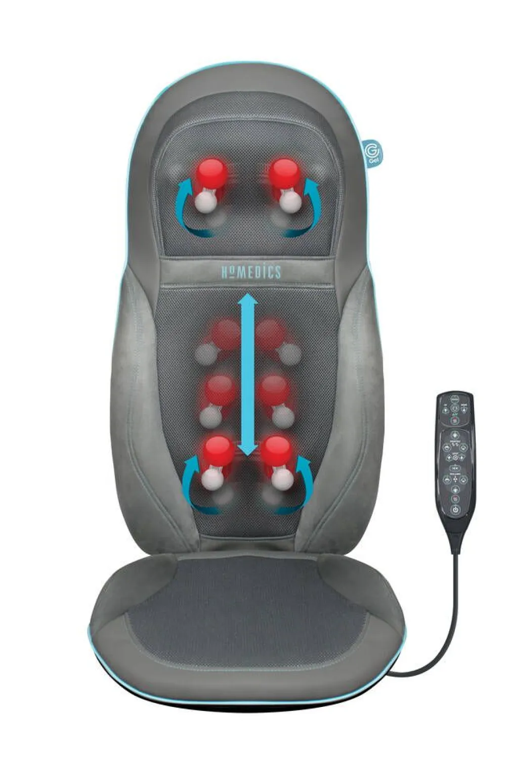 shiatsu hierontaistuin geeli SGM-1600H-EUX>HoMedics Hot