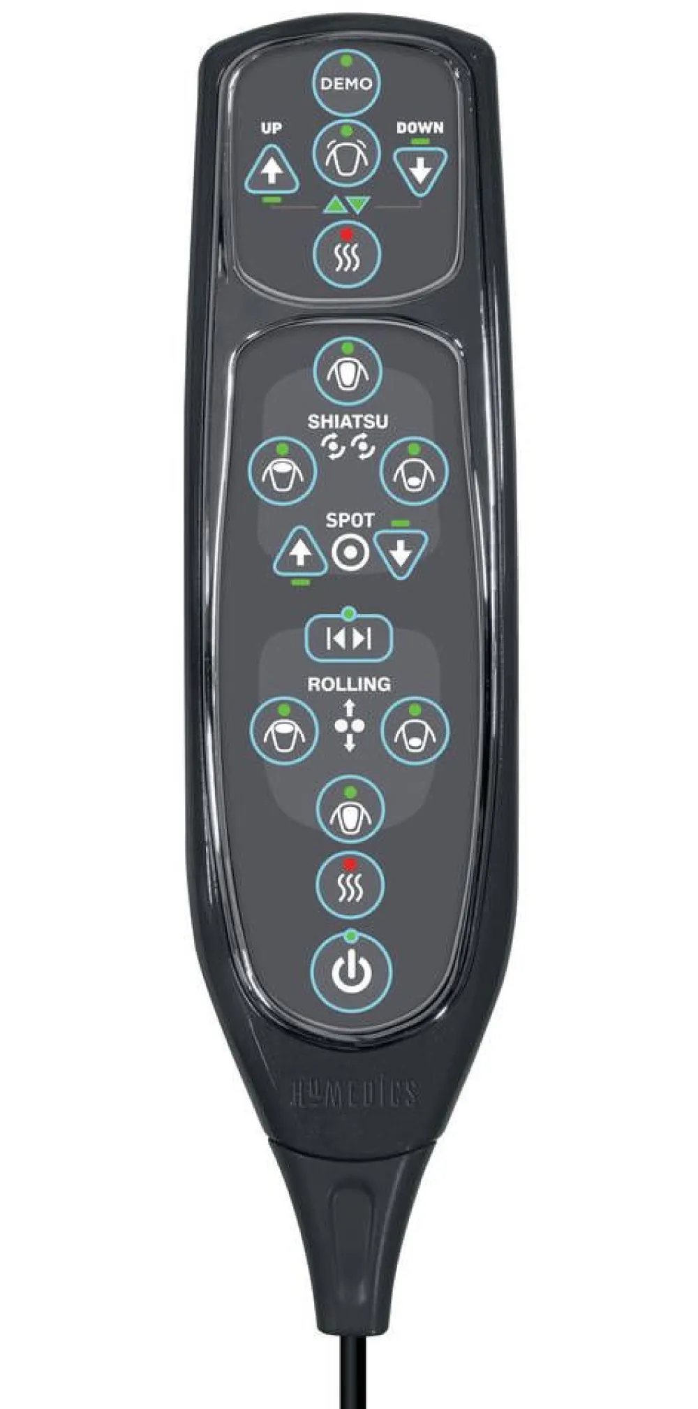 shiatsu hierontaistuin geeli SGM-1600H-EUX>HoMedics Hot