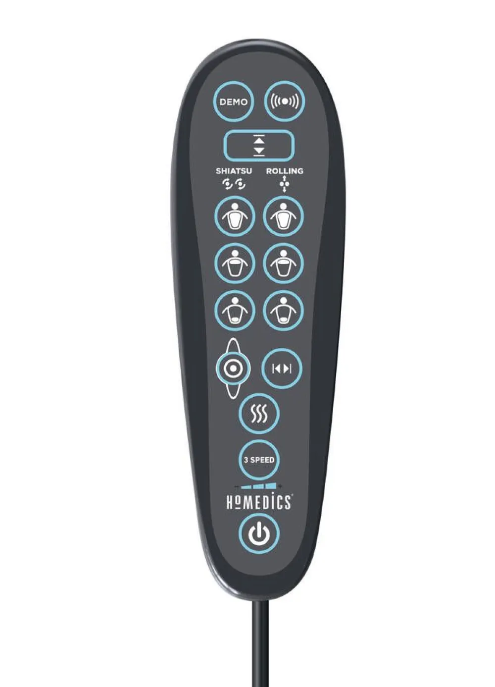 HoMedics Kauneus Ja Terveys|shiatsu hierontaistuin geeli harmaa SGM-1300H-EUX