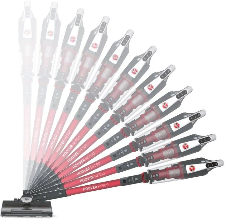 Hoover Silitys Ja Siivous|varsi-imuri Home HF522STH punainen
