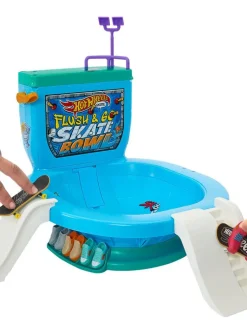 Hot Wheels Ajoneuvot Ja Radat|leikkisetti Skate Flush&Go