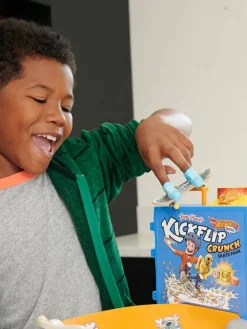 Hot Wheels Ajoneuvot Ja Radat|leikkisetti Skate Cereal Skate Bowl