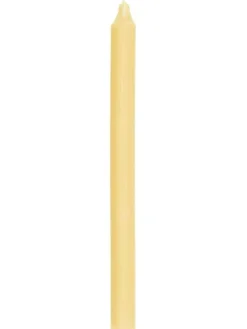 kruunukynttilä 29 cm rustiikki keltainen>IB Laursen Clearance