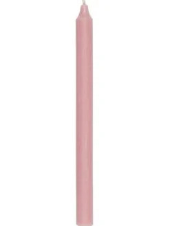 kruunukynttilä 29 cm rustiikki vaaleanpunainen>IB Laursen New
