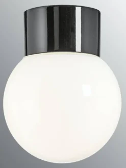 Ifu00f6 Electric Ulkovalaisimet|Ifö Electric Classic Glob Ø150mm, musta, suora posliinikanta