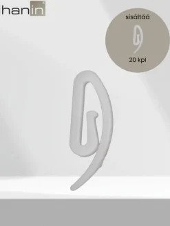 rypytysnauhakoukku valkoinen 20 kpl>Ihanin Sale