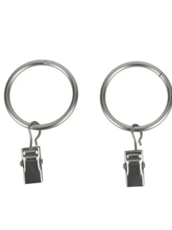 Ihanin Verhot Ja Verhotarvikkeet|verhorenkaat nipistimellä 25/32 mm teräs