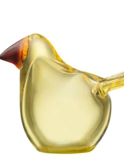 Iittala Koriste-Esineet|Birds by Toikka Sieppo sitruunankeltainen/kupari