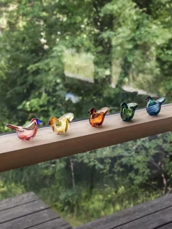 Iittala Koriste-Esineet|Birds by Toikka Sieppo sitruunankeltainen/kupari