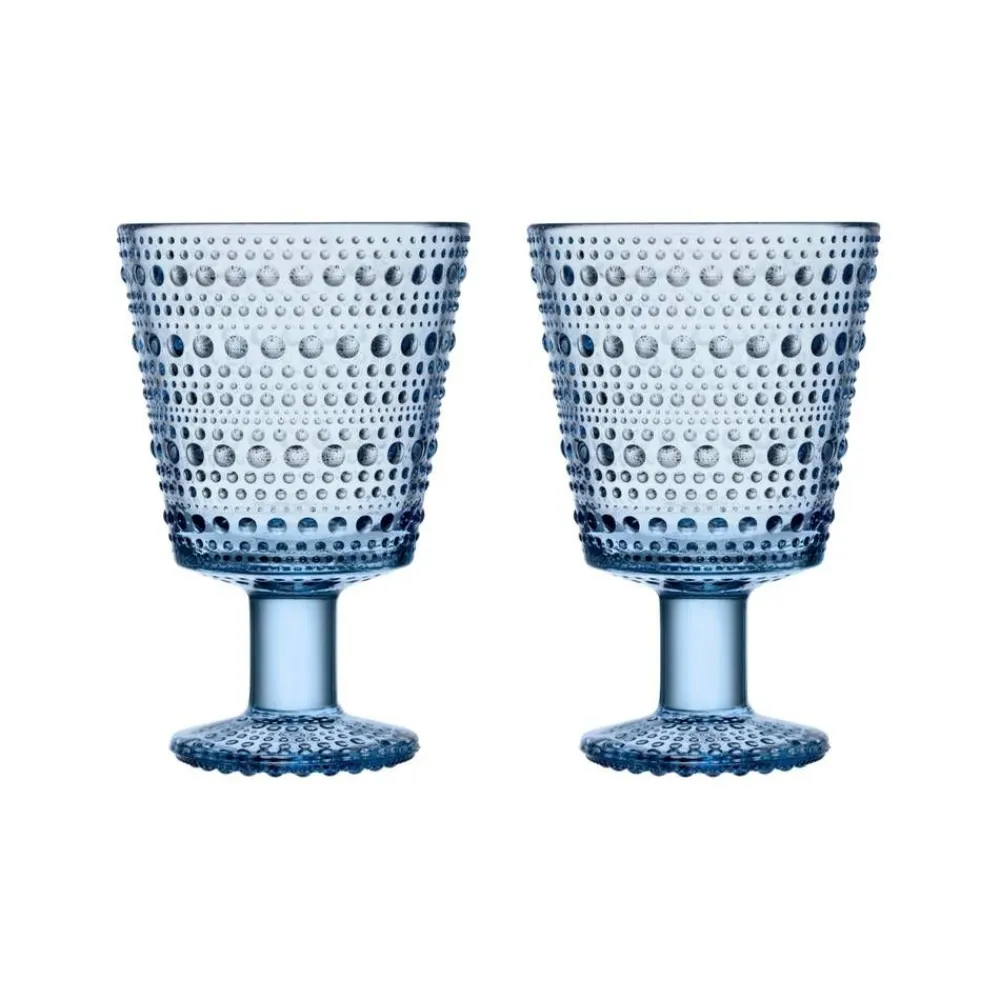 Iittala Astiat|Kastehelmi Juomalasi 26 cl vedensininen 2kpl