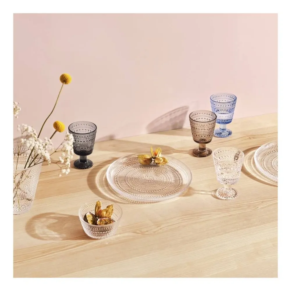 Kastehelmi Juomalasi 26 cl pellava 2kpl>Iittala New