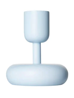 Iittala Lyhdyt Ja Kynttilänjalat|Nappula kynttilänjalka 107 mm vedensininen