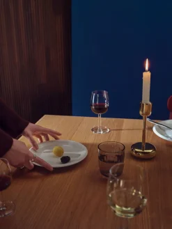 Nappula kynttilänjalka 183 mm messinki>Iittala Sale