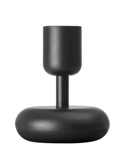 Iittala Lyhdyt Ja Kynttilänjalat|Nappula Kynttilänjalka 107 mm tummanharmaa