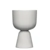 Nappula ruukku 190x125 mm vaaleanharmaa>Iittala