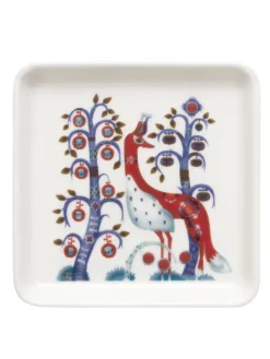 Taika lautanen Taika neliö 12x12 cm valkoinen>Iittala Discount