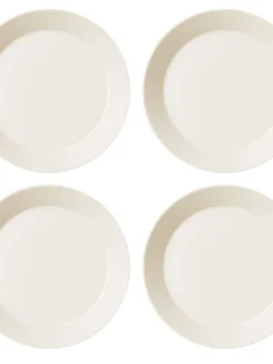 Teema valkoinen lautanen 21 cm 4 kpl>Iittala Clearance