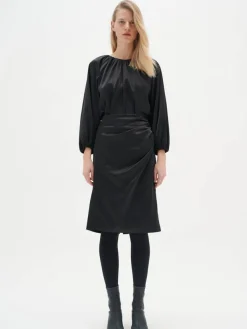 InWear Hameet Ja Haalarit|hame ZilkyIW Drape skirt Black 194008