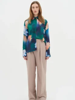 InWear Puserot|pusero CieloIW Pauline Shirt Blurry Flower 302555