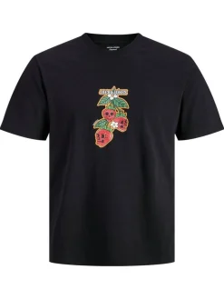 Jack & Jones Plus T-Paidat|Jack Jones Plus t-paita Jorcatskills Skull