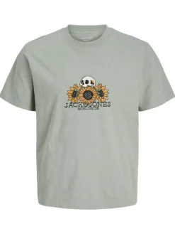 Jack & Jones Plus T-Paidat|Jack Jones Plus t-paita Jorcatskills Skull