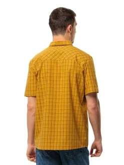 Jack Wolfskin Paidat Ja Neuleet|ruutupaita Hot Springs M 8974 Curry check