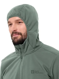 Jack Wolfskin Takit|softshell takki Bornberg 4311 Hedge green