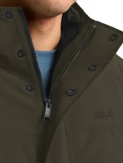 Jack Wolfskin Takit|Talvitakit|takki Cold Camp Coat E0205 Obsidian moss