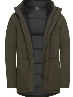 Jack Wolfskin Takit|Talvitakit|takki Cold Camp Coat E0205 Obsidian moss