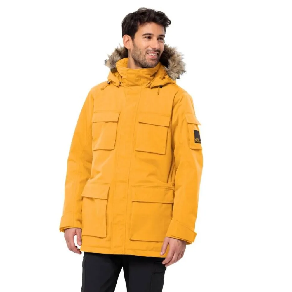 Jack Wolfskin Takit|Talvitakit|takki Glacier Canyon parka M0042 Mustard