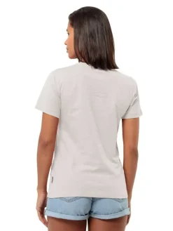 Jack Wolfskin Paidat, Neuleet Ja Topit|t-paita Discover Heart W 5629 Sea shell