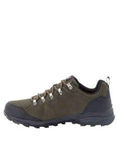 Jack Wolfskin Vaellus- Ja Metsästyskengät|Retkeilykengät|ulkoilukengät Refugio Texapore Low 4287 Khaki