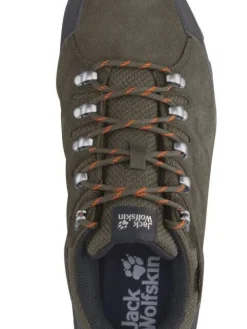 Jack Wolfskin Vaellus- Ja Metsästyskengät|Retkeilykengät|ulkoilukengät Refugio Texapore Low 4287 Khaki
