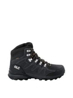 Jack Wolfskin Vaellus- Ja Metsästyskengät|Retkeilykengät|vaelluskenkä Refugio Texapore mid m 6357 Phantom/ burly yellow xt