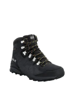 Jack Wolfskin Vaellus- Ja Metsästyskengät|Retkeilykengät|vaelluskenkä Refugio Texapore mid m 6357 Phantom/ burly yellow xt