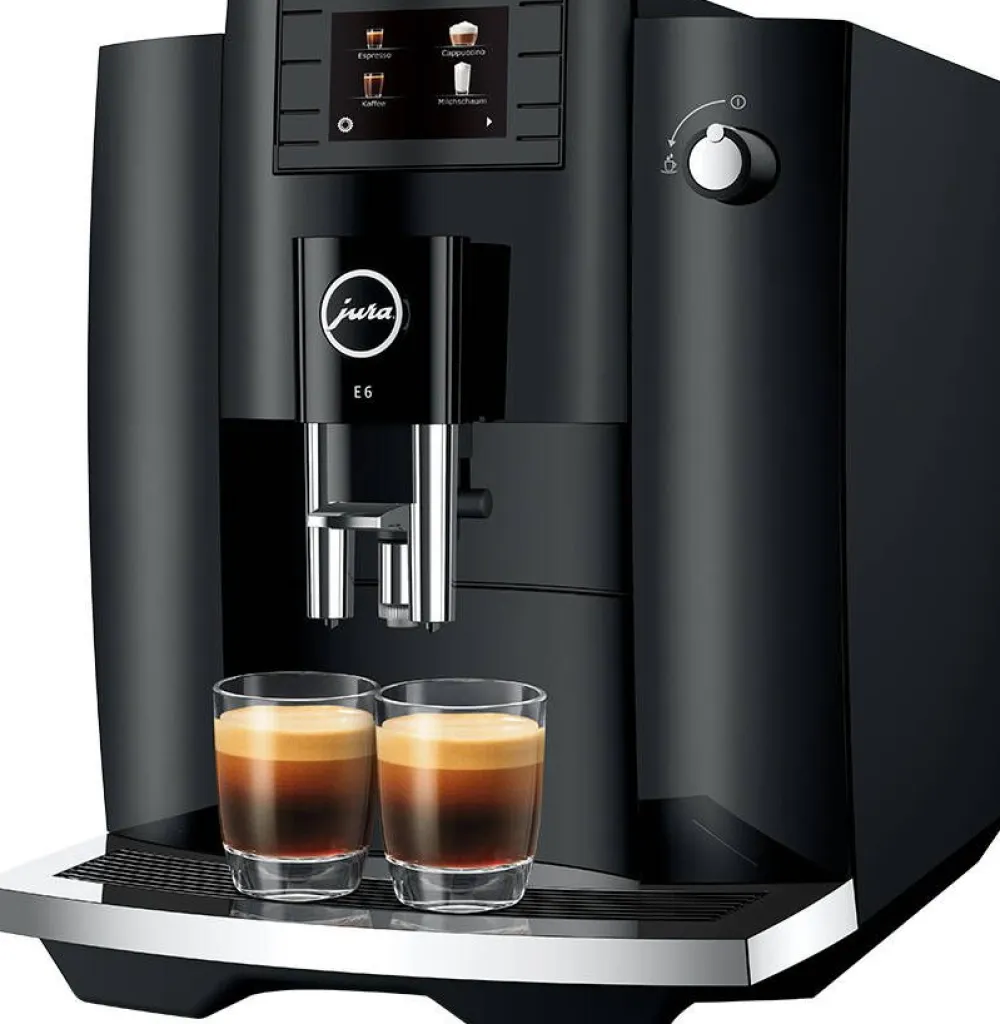 Jura Kahvi Ja Kuumat Juomat|kahviautomaatti E6 Piano black