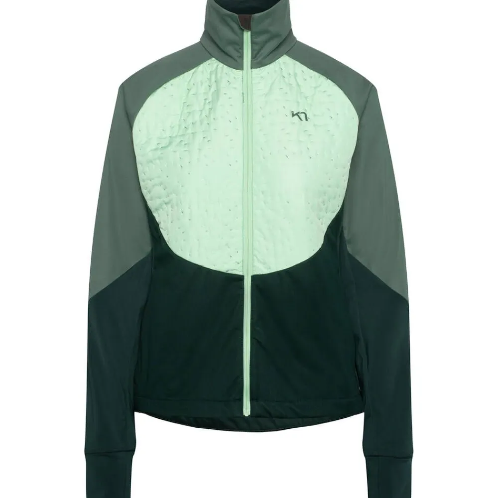 Kari Traa Treenivaatteet|takki Louise Hybrid jacket Pine Dark green
